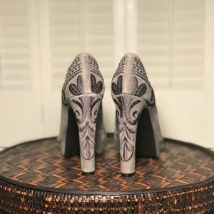 Gianni Bini Suede Heeled Booties